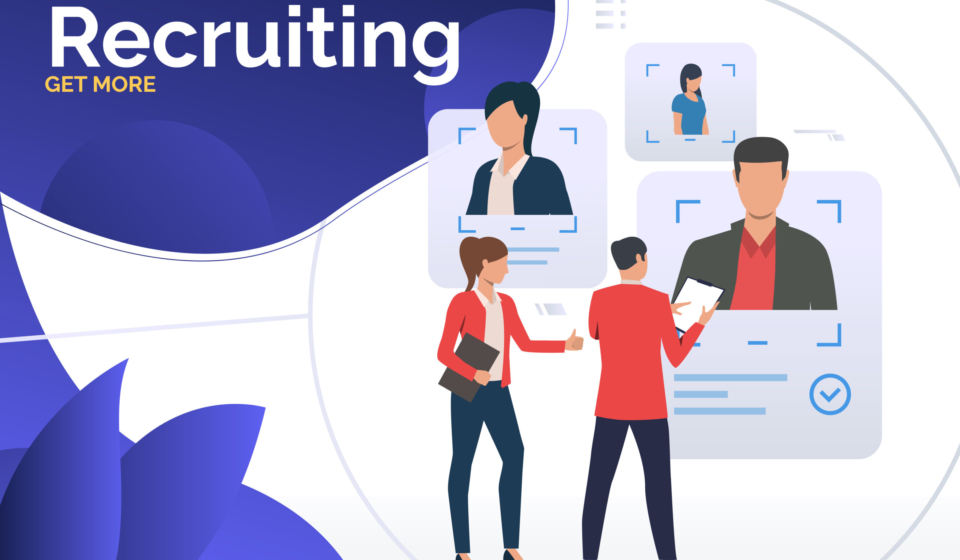 HR managers selecting candidates. Personnel search, recruiting, business. Human resource concept. Vector illustration can be used for presentations slide templates or webpage design